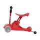 Playtive 4-in-1 Tri-Scooter, mit Stützrädern (Rot) - B-Ware neuwertig