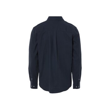 LIVERGY® Herren Leinenhemd, leger geschnitten (navy, S (37/38)) - B-Ware neuwertig