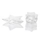 LIVARNO HOME Glas-Schalen-/Servierteller-Set (Stern, 3-teilig) - B-Ware Transportschaden Kosmetisch