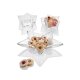 LIVARNO HOME Glas-Schalen-/Servierteller-Set (Stern, 3-teilig) - B-Ware Transportschaden Kosmetisch