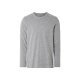 LIVERGY® Herren Langarmshirts, 2 Stück, körpernah geschnitten (schwarz/grau, L(52/54)) - B-Ware neuwertig
