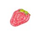 CRIVIT Luftmatratze Ananas / Wassermelonen / Stieleis / Erdbeere / Eiswaffel / Avocado, inkl. 2 Reparaturflicken (Erdbeere) - B-Ware sehr gut