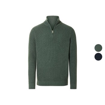 LIVERGY® Herren Troyer aus Grobstrick, mit...