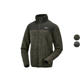 PARKSIDE® Herren Strickfleece-Jacke, mit warmen...