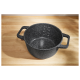 SILVERCREST® Kochtopf, Ø 24 cm, Aluguss (Granitoptik schwarz) - B-Ware neuwertig