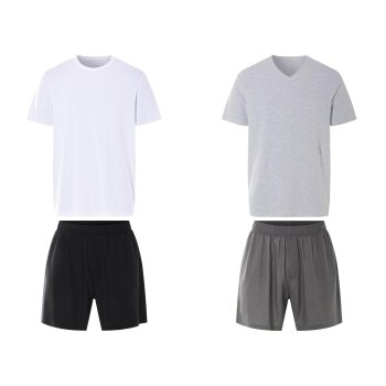 LIVERGY® Herren Pyjama mit Leinen - B-Ware