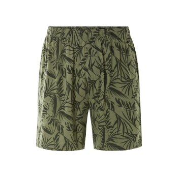 LIVERGY® Herren Pyjama, mit hohem Baumwollanteil (Gemustert/grün, M (48/50)) - B-Ware neuwertig