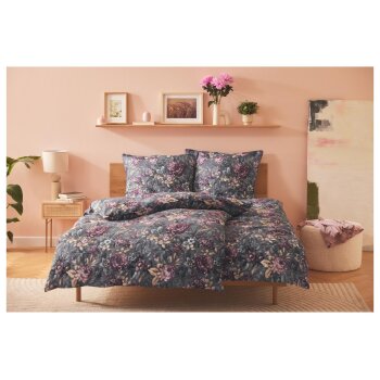 LIVARNO home Renforcé-Bettwäsche, 135 x 200...