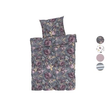 LIVARNO home Renforcé-Bettwäsche, 135 x 200...