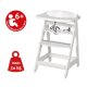 roba Sit Up FUN Treppenhochstuhl, inkl. abnehmbarem Essbrett & Bügel, weiß - B-Ware Transportschaden Kosmetisch