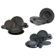 CREATABLE Geschirrset »Schiefer Black« - B-Ware
