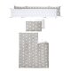 roba Room Bed Little Stars, 60 x 120 cm, Beistellbett zum Elternbett mit kompletter Ausstattung - B-Ware sehr gut