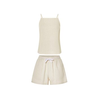 esmara® Damen-Musselin-Pyjama, L, beige - B-Ware...