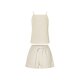 esmara® Damen-Musselin-Pyjama, L, beige - B-Ware neuwertig