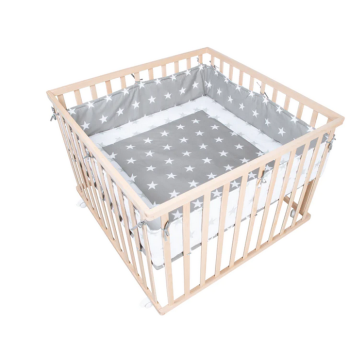 roba Laufgitter aus Holz + Einsatz, Sternchen 100x100cm,...