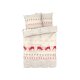 LIVARNO home Bettbezug, aus Fleece, 240 x 220 cm, Hirsch/rot - B-Ware sehr gut