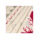 LIVARNO home Bettbezug, aus Fleece, 240 x 220 cm, Hirsch/rot - B-Ware sehr gut
