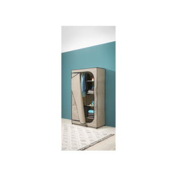 LIVARNO home Kleiderschrank Textil (Beige) - B-Ware neuwertig
