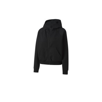 CRIVIT Damen Sweatjacke, modisch weit geschnitten (Schwarz, S(36/38)) - B-Ware neuwertig