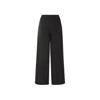 esmara® Damen Wide-Leg-Hose, normale Leibhöhe (Schwarz, S(36/38)) - B-Ware neuwertig