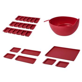 SILVERCREST® Silikon-Riegelformen-Set / Brotbackform...