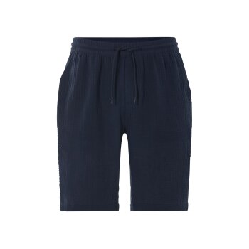 LIVERGY® Musselin-Shorts, normale Leibhöhe (navy, XL (56/58)) - B-Ware neuwertig