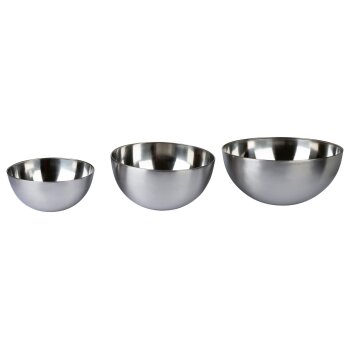 LIVARNO HOME Edelstahl-Schüssel-Set, 3-teilig -...