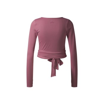 CRIVIT Damen Funktionstop zum Wickeln, mit geruchshemmender Wirkung (Rosa, L(44/46)) - B-Ware neuwertig