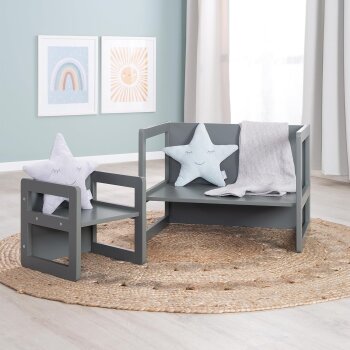 roba Kindersitzgruppe 3in1- Wendehocker & Tisch - zu...
