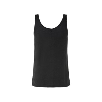 esmara® Damen Leinen-Top, körpernah geschnitten (Schwarz, XS (32/34)) - B-Ware neuwertig