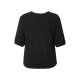 esmara® Damen Blusenshirt mit mittlerer Ziernaht (Schwarz, 52) - B-Ware neuwertig