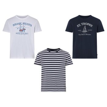 LIVERGY® Herren T-Shirt, körpernah geschnitten -...