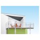 LIVARNO home Sonnensegel, dreieckig, anthrazit - B-Ware gut