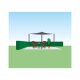 LIVARNO home Sonnensegel, dreieckig, anthrazit - B-Ware gut