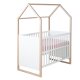 roba 2in1 Baby- & Beistellbett Cabane, 60 x 120 cm, Holz natur/weiß - B-Ware neuwertig