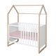 roba 2in1 Baby- & Beistellbett Cabane, 60 x 120 cm, Holz natur/weiß - B-Ware neuwertig