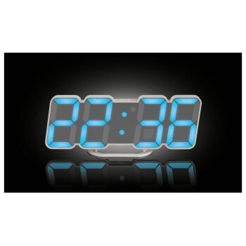 AURIOL® LED - Wand- und Tischuhr, mit Infrarot - Fernbedienung - B-Ware sehr gut