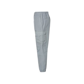 LIVERGY® Herren Cargo-Hose im Parachute-Look (Grau, M (48/50)) - B-Ware neuwertig