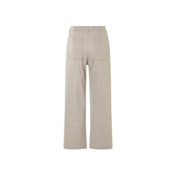 esmara® Damen Wide-Leg-Hose mit hoher Leibhöhe (Beige, 34) - B-Ware neuwertig