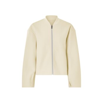 esmara® Damen Bomberjacke, mit langen Ballonärmeln (Beige, S(36/38)) - B-Ware neuwertig