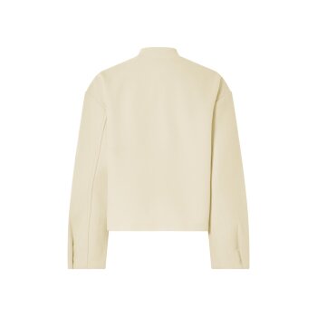 esmara® Damen Bomberjacke, mit langen Ballonärmeln (Beige, S(36/38)) - B-Ware neuwertig