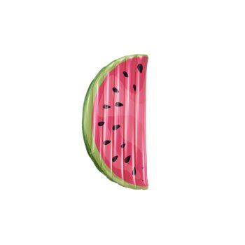 CRIVIT Luftmatratze Ananas / Wassermelonen / Stieleis / Erdbeere / Eiswaffel / Avocado, inkl. 2 Reparaturflicken (Wassermelone) - B-Ware sehr gut