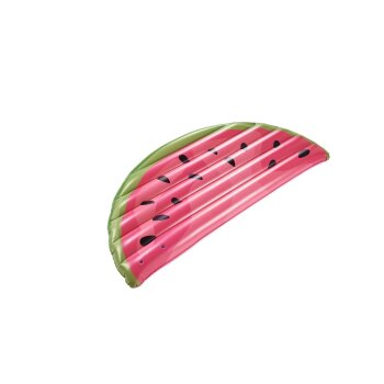 CRIVIT Luftmatratze Ananas / Wassermelonen / Stieleis / Erdbeere / Eiswaffel / Avocado, inkl. 2 Reparaturflicken (Wassermelone) - B-Ware sehr gut