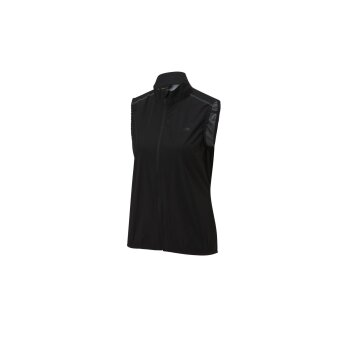 CRIVIT Damen Funktionsweste, mit reflektierenden Deko-Elementen (Schwarz, L(44/46)) - B-Ware neuwertig
