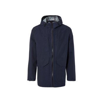 LIVERGY® Herren Regenparka, mit weitenverstellbarer Kapuze (navy, M(48/50)) - B-Ware neuwertig