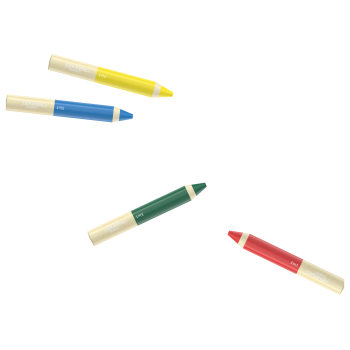 crelando® Kinder Buntstifte, 10 Stück - B-Ware