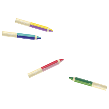 crelando® Kinder Buntstifte, 10 Stück - B-Ware