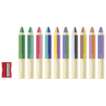 crelando® Kinder Buntstifte, 10 Stück - B-Ware