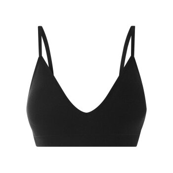 esmara® Damen Unterwäsche-Set, 2-teilig, in modischer Ripp-Qualität (Schwarz, L(44/46)) - B-Ware neuwertig