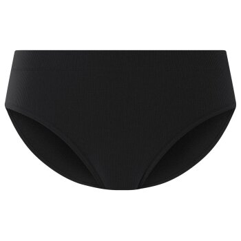 esmara® Damen Unterwäsche-Set, 2-teilig, in modischer Ripp-Qualität (Schwarz, L(44/46)) - B-Ware neuwertig